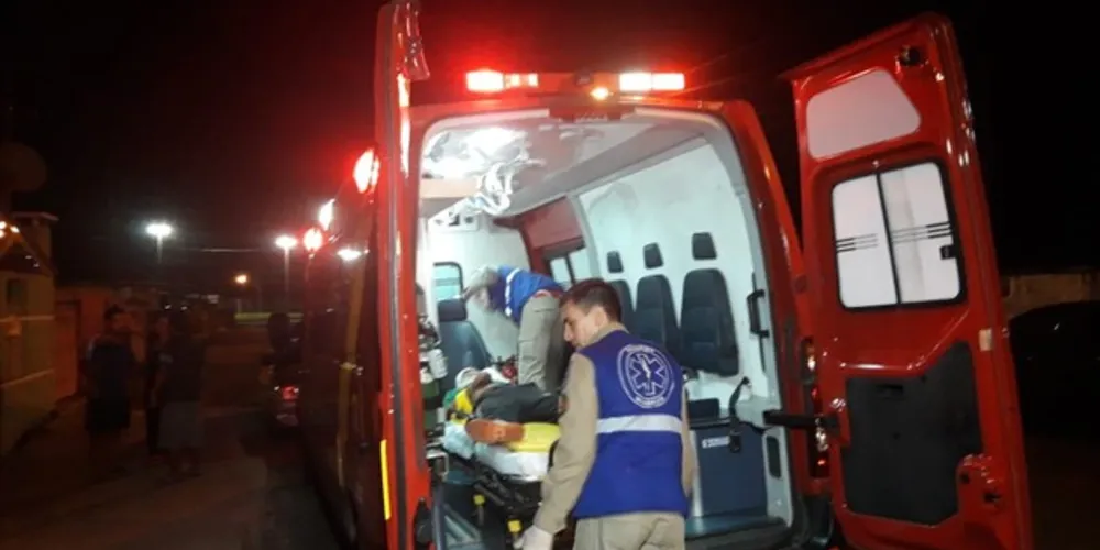 Vítima foi encaminhada ao Pronto-Socorro Municipal