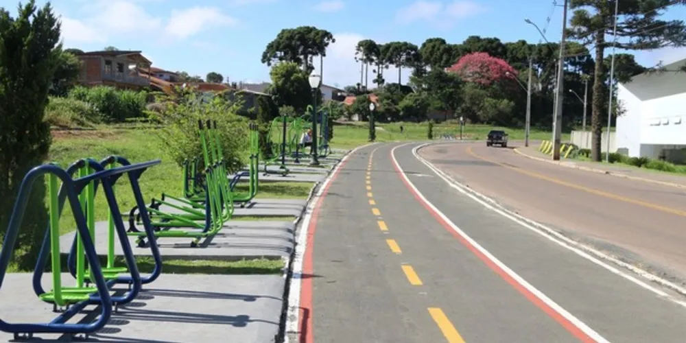 Prefeitura de Castro conclui duas etapas da nova ciclovia