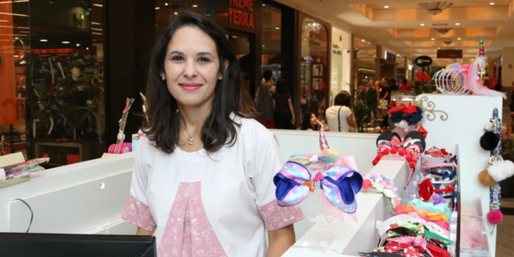 Liliam Souza, da loja Bella & D’Laço, fez a migração de MEI para ME após participar da aceleradora VOE
