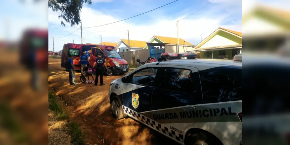 Guarda Municipal e socorristas do Siate estiveram no local