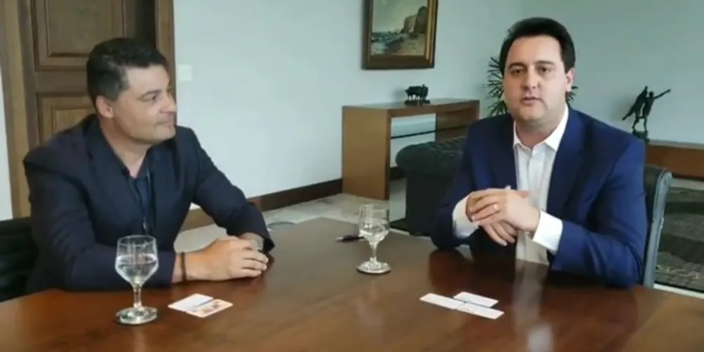 Rangel e Ratinho Junior alinham compromissos durante a semana