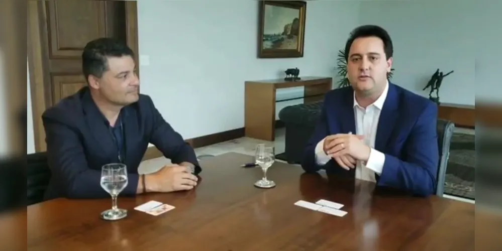 Rangel e Ratinho Junior alinham compromissos durante a semana