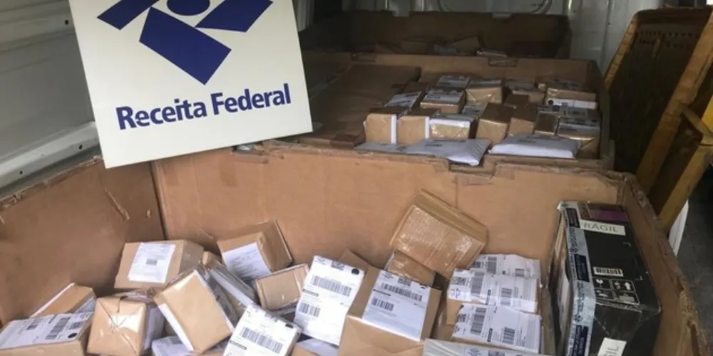Mais de 900 itens foram apreendidos em ações da Receita nos últimos dias