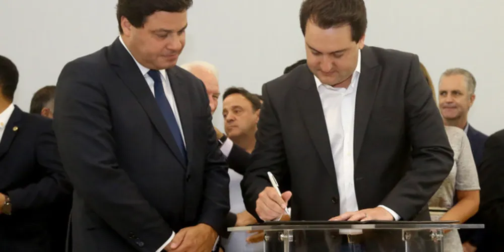 Evento marcou a posse de Sandro Alex como secretário de Estado