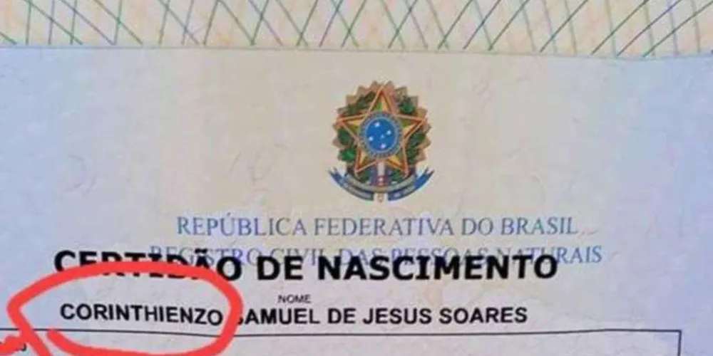 Veracidade da certidão de nascimento foi confirmada pelo cartório em que foi emitido o documento