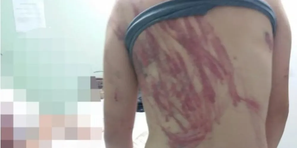A mulher também relatou aos familiares que apanhou, inclusive, até durante a gestação