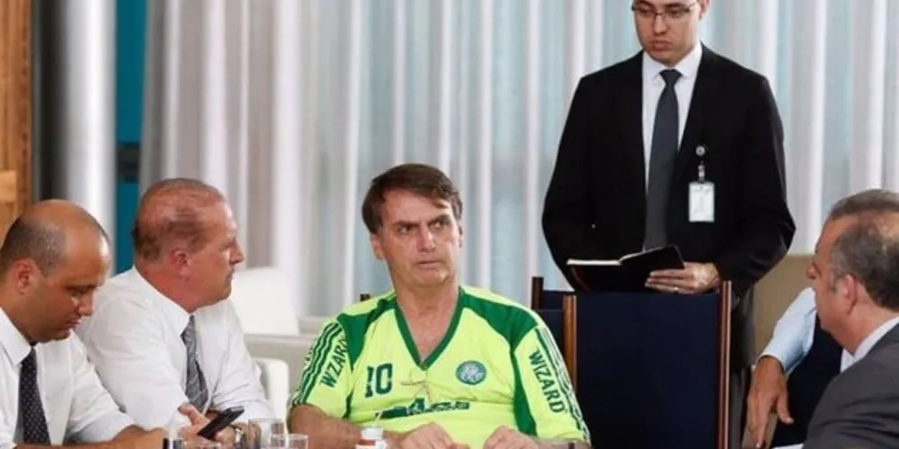 Presidente Bolsonaro é torcedor do Palmeiras