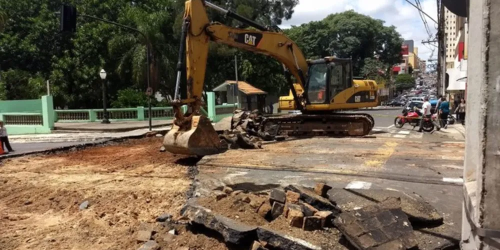 Nova fase de obras na Rua do Rosário começou nesta quarta-feira