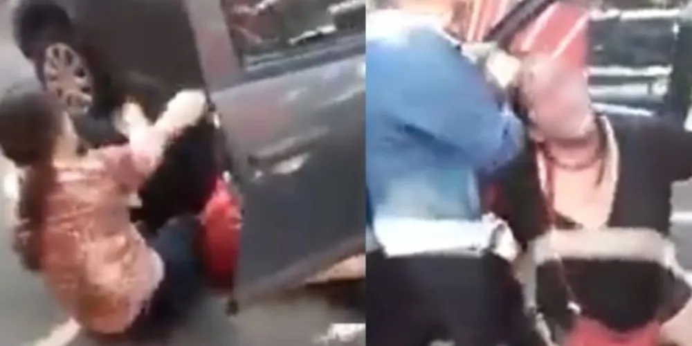 O caso aconteceu em São José dos Pinhais, na região metropolitana de Curitiba; vídeo viraliza 
