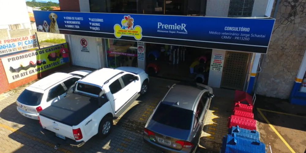 Amigão Petshop de Uvaranas fica aberta das 08h às 15h40