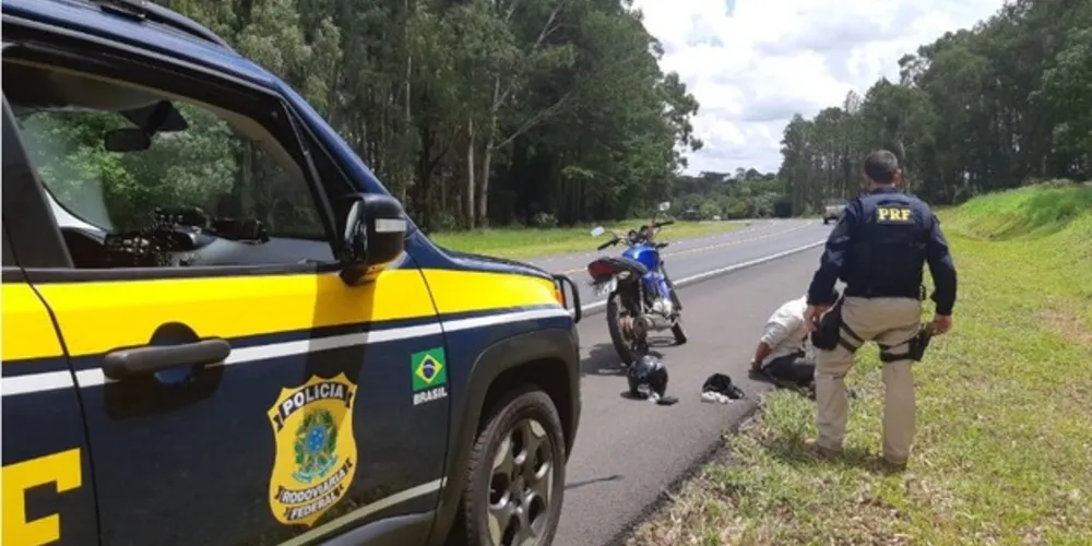 Rapaz foi pego pelos policiais na altura do quilômetro 187 da rodovia BR-373, por volta das 13h30