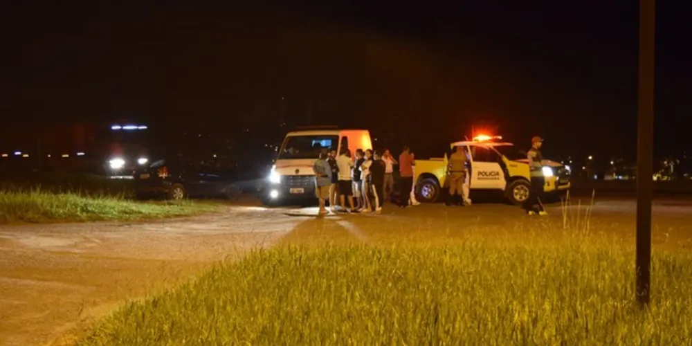 Acidente foi registrado no acesso à Vila Humaitá