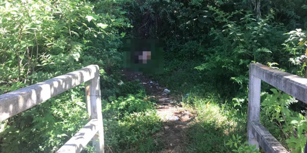 Corpo foi encontrado em uma área de mata na manhã deste sábado