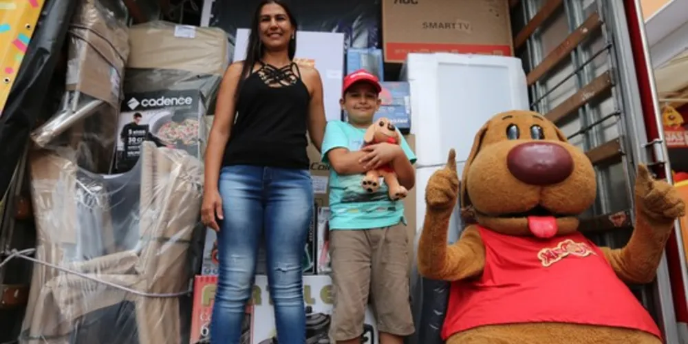 Loja contemplou dois clientes