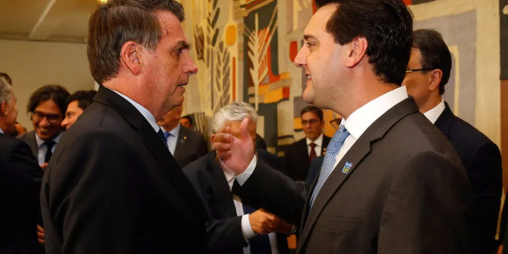 Bolsonaro e Ratinho Junior