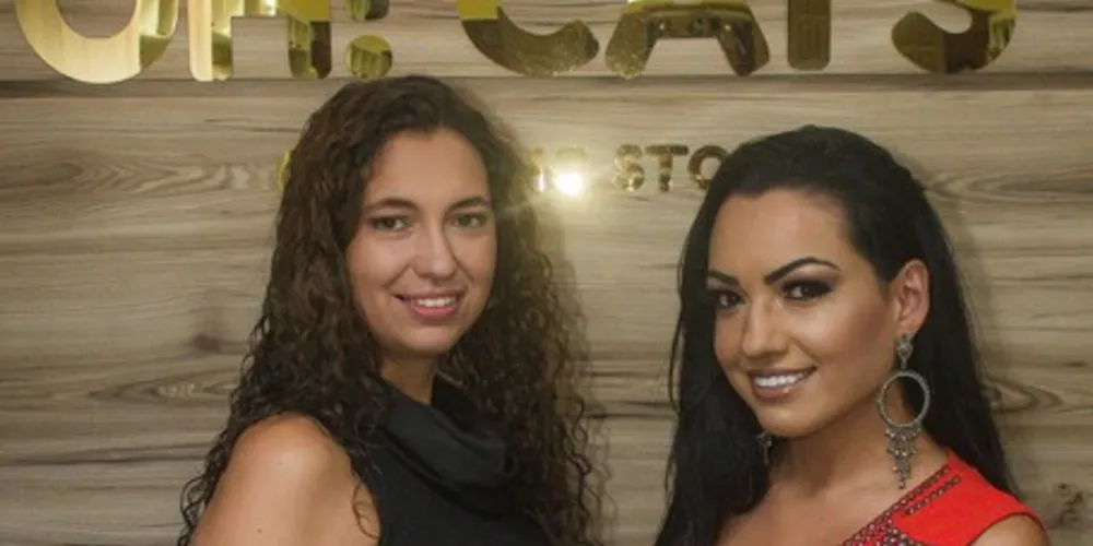 As empresárias Josiane Dias e Franciele Dias