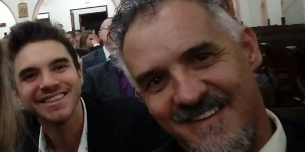 Florenal da Silva (dir.) e o filho André Luiz da Silva