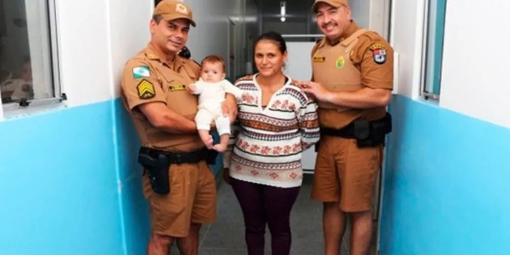 Imagem ilustrativa da imagem Bebê de cinco meses é socorrido pela PM em Matinhos