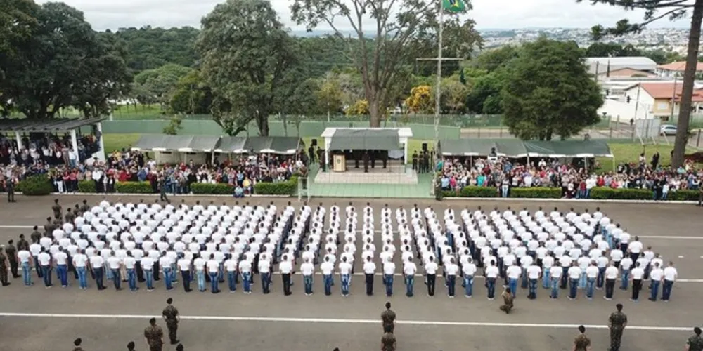 Evento contou com a presença de mais de 1500 pessoas, entre familiares e amigos dos novos integrantes do Treze Blindado