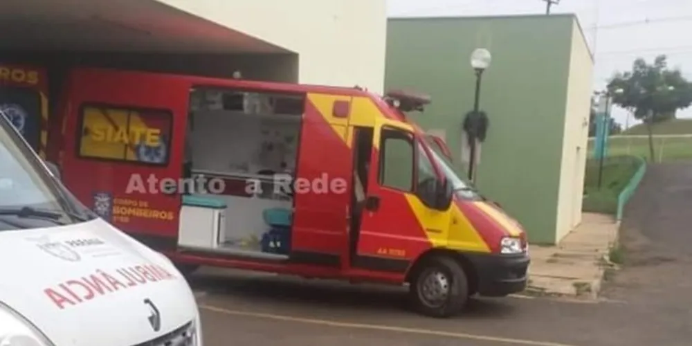 Vítima foi encaminhada à Unidade de Pronto-Atendimento de Telêmaco Borba