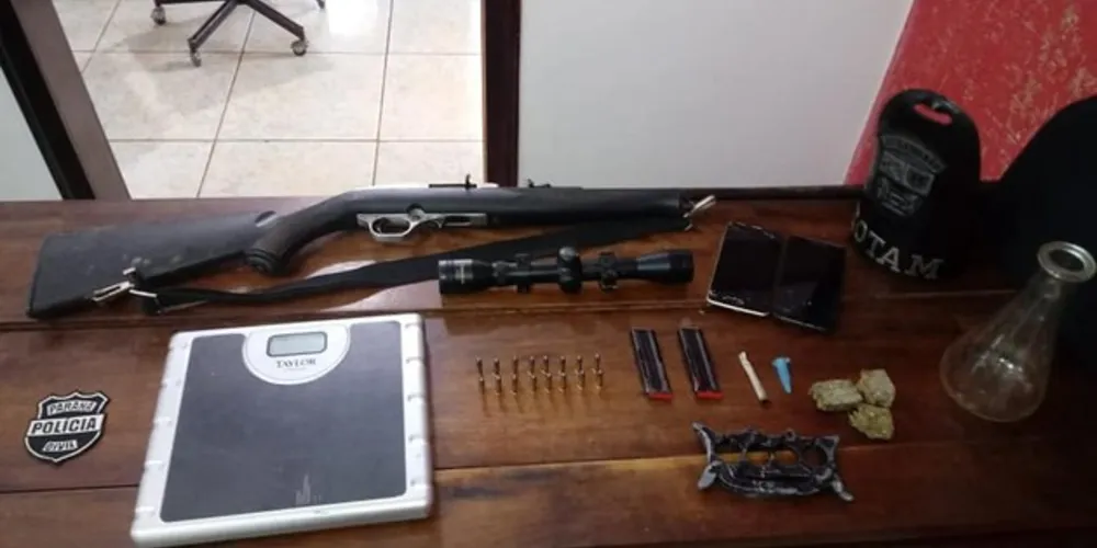 Material foi encaminho à delegacia de Polícia Civil