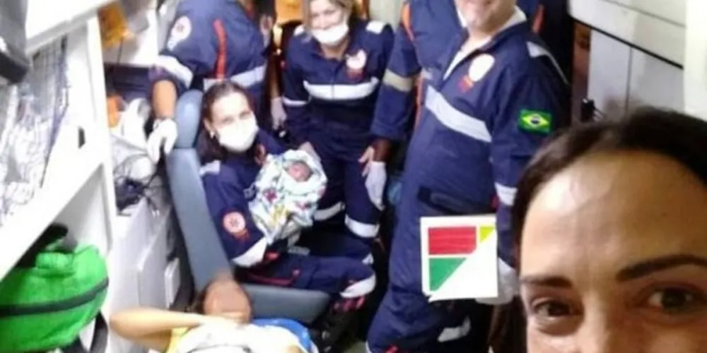 Mãe e filho foram encaminhados para a maternidade Norospar e passam bem