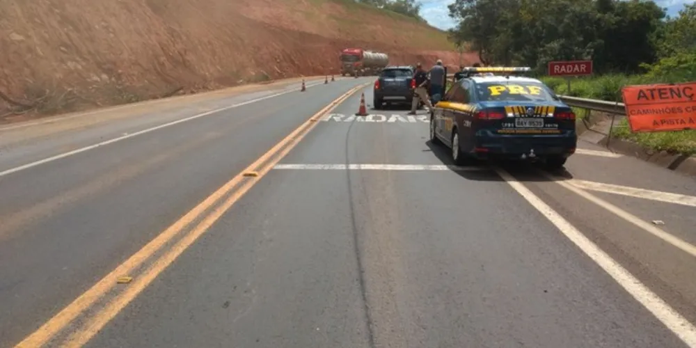 Colisão foi registrada no km 405 da rodovia