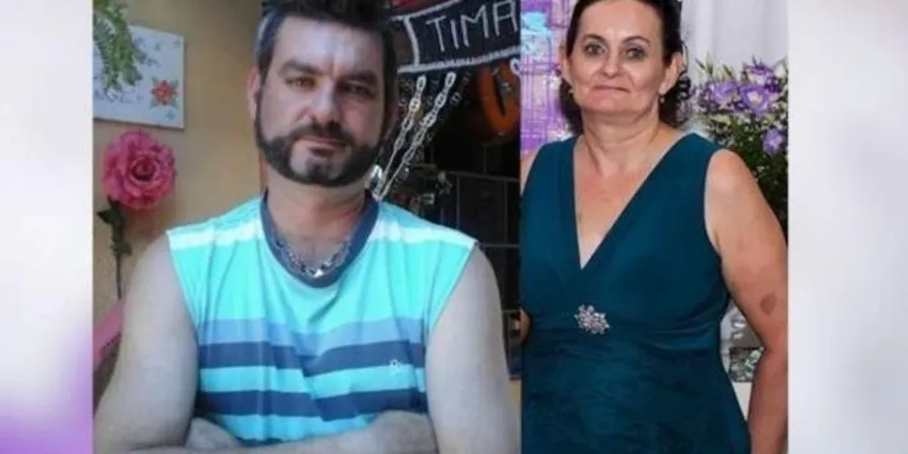 Rafael Rodrigo Kraemer, 36 anos e a mãe dele Vanesia Reck Kraemer, 57 anos
