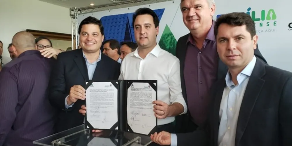 Autorização foi dada na manhã desta quinta-feira e o prefeito José Sloboda participou da cerimônia