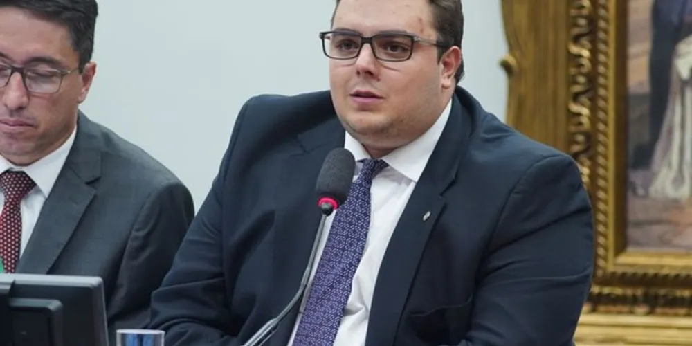 O deputado Felipe Francischini, presidente da CCJ da Câmara