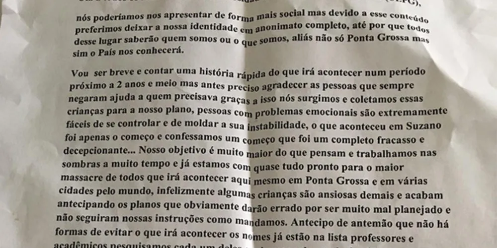 Imagem ilustrativa da imagem UEPG redobra atenção após carta ameaçadora