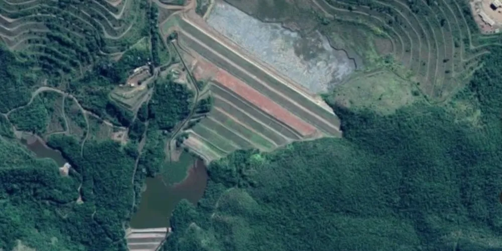 Risco é para a barragem sul superior da mina