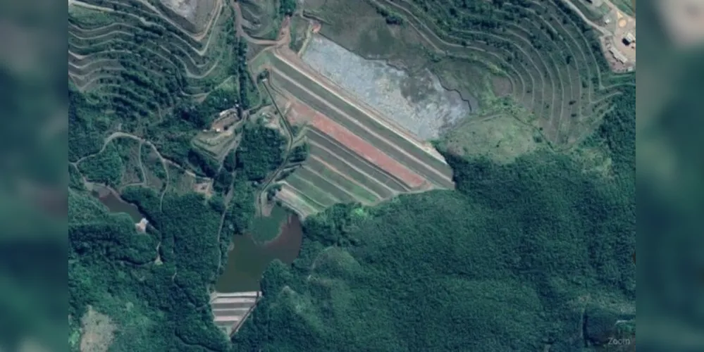Risco é para a barragem sul superior da mina
