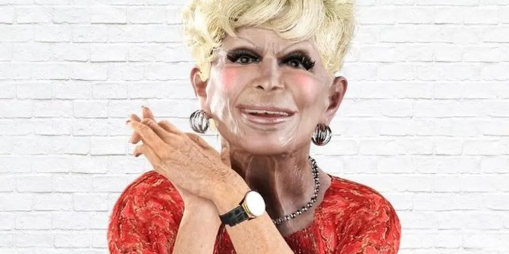Holograma da atriz Dercy Gonçalves foi criado pela rede de fast-food Popeyes
