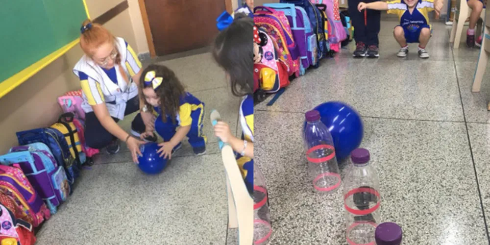 Imagem ilustrativa da imagem ‘Boliche dos Números’ traz aprendizado a Infantil IV