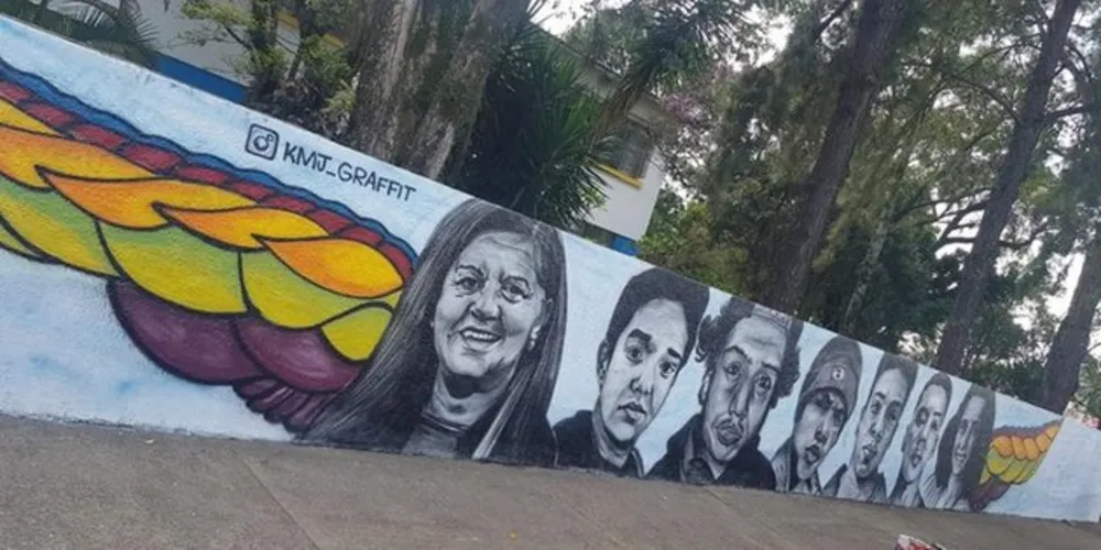 Homenagem foi feita pelo artista plástico Francisco Kleison Oliveira Rocha Silva
