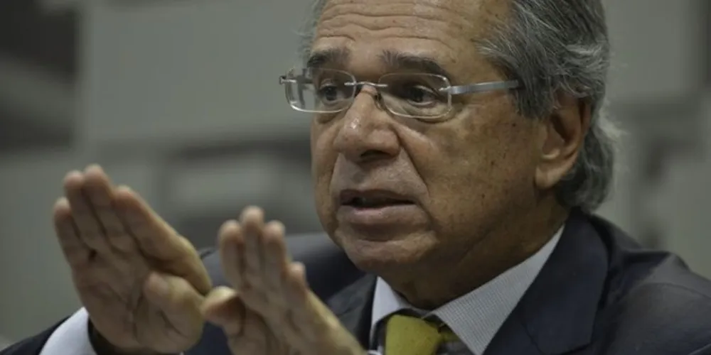 O ministro da Economia, Paulo Guedes, participa de audiência pública da Comissões de Assuntos Econômicos (CAE) do Senado sobre a reforma da Previdência