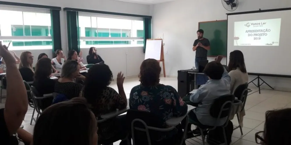 Imagem ilustrativa da imagem Professora destaca oficina de capacitação do Vamos Ler