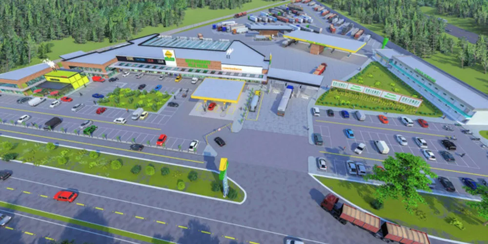Com previsão de inauguração em dezembro, Parada Vendrami na BR 376 e terá posto de combustível, central de cargas e centro comercial