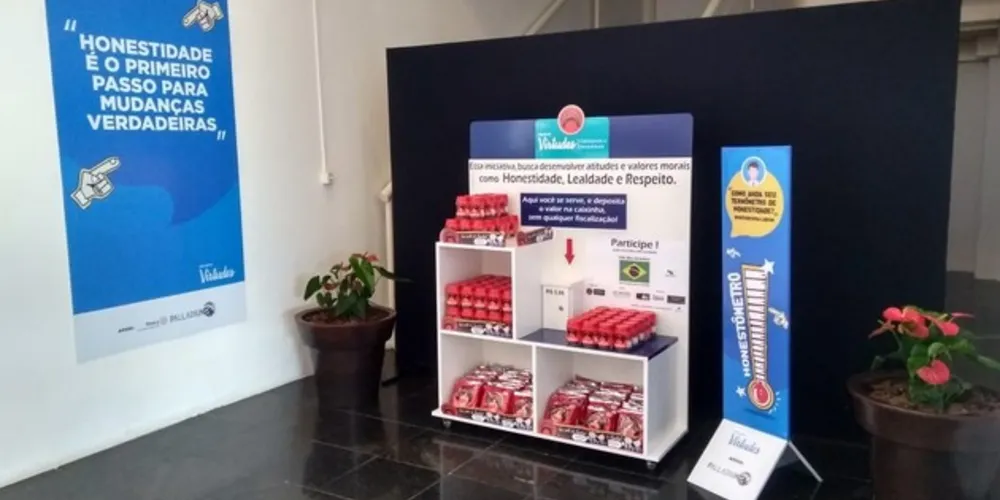 Estande ficará disponível no Shopping Palladium até o dia 22 de abril