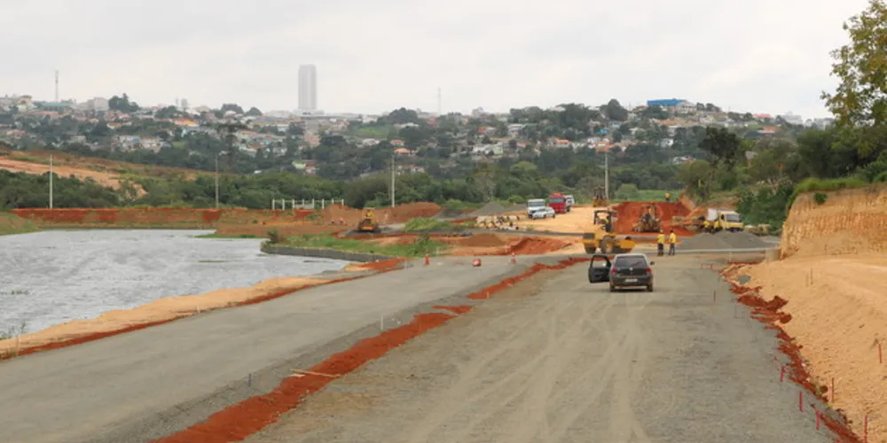 Prefeitura iniciou nesta semana as obras nas pistas de caminhada, ciclofaixas e arruamento