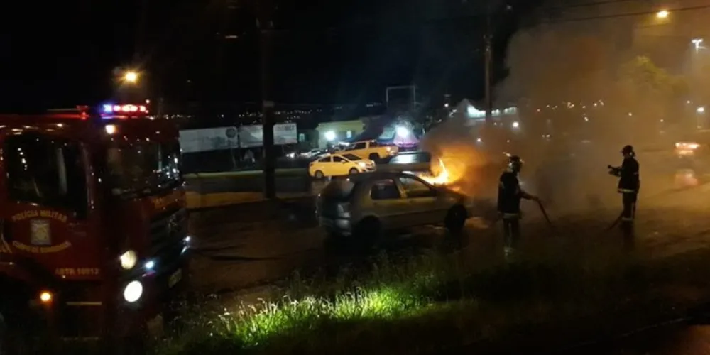 Ocorrência foi registrada por volta das 21 horas