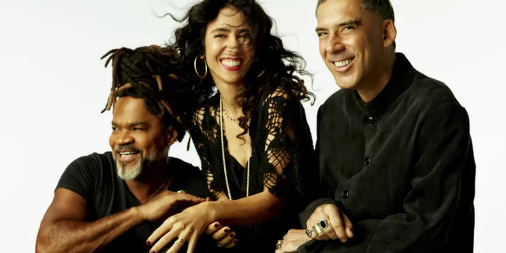 Carlinhos Brown, Marisa Monte e Arnaldo Antunes 