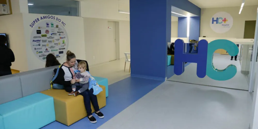 O Hospital conta hoje com uma decoração com nova proposta, voltado para o público infantil