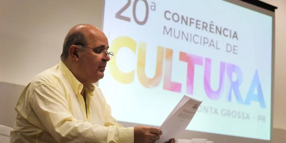 Presidente da Fundação Municipal de Cultura, Fernando Durante.