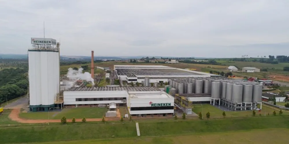 Fábrica da Heineken em Ponta Grossa.