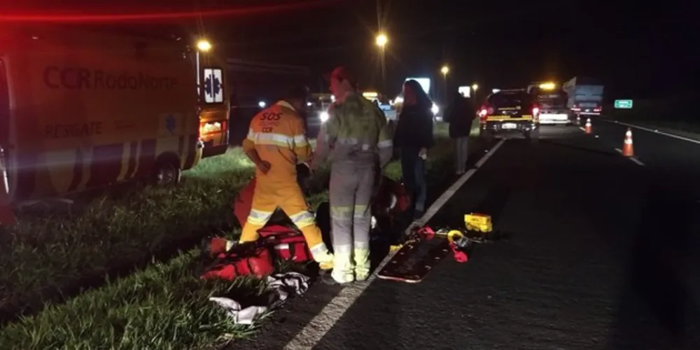 Vítima foi levada com ferimentos graves até o Hospital Regional