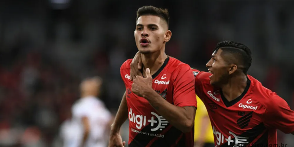 Bruno Guimarães marcou o gol da vitória rubro-negra na noite desta terça-feira