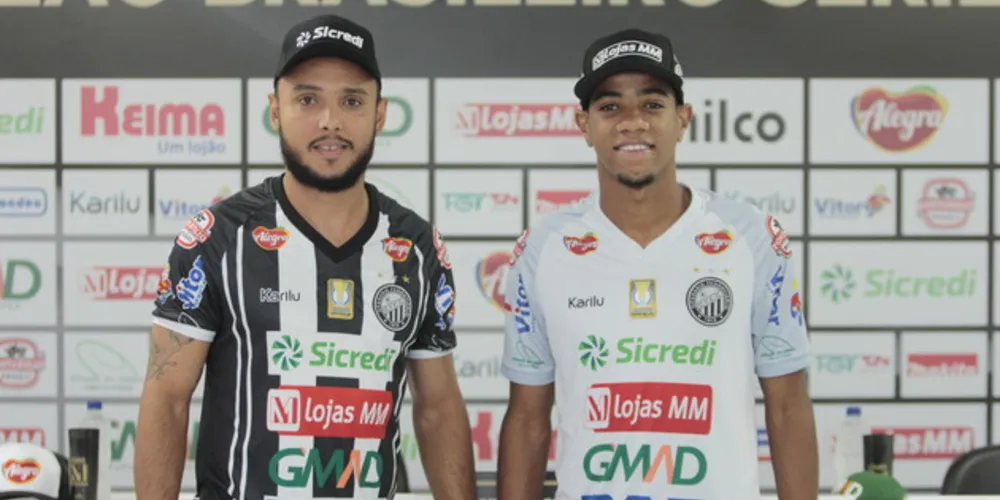 Os atacantes Felipe Augusto e Uilliam chegaram ao clube nesta semana. Apresentação aconteceu nesta sexta-feira