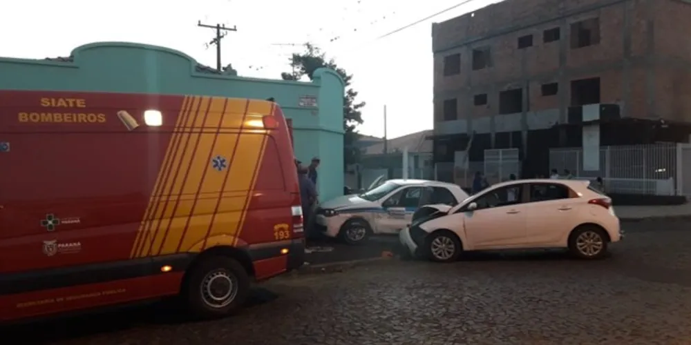 Colisão foi registrada por volta das 18 horas